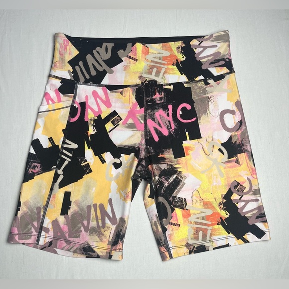 Calvin Klein Pants - Calvin Klein Women's Abstract Graphic Bike Shorts
